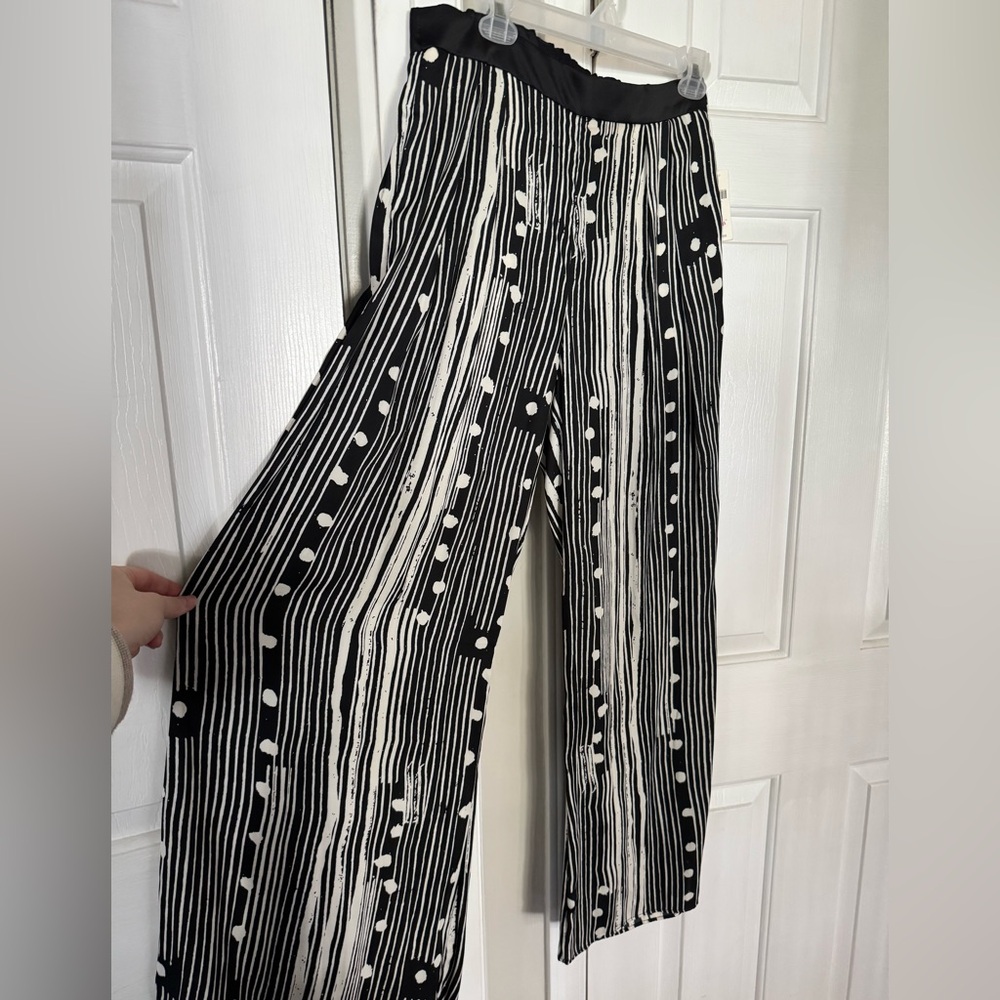NWT Anthropologie Printed Wide Leg Pants